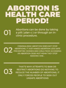 Abortion is Health Care Info Graphic